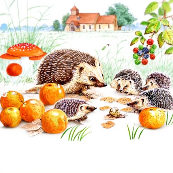 Biglietti auguri fauna selvatica David Thelwell confezione