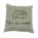 Federa cuscino David Fussenegger verde Yes we camp 50x50 cm