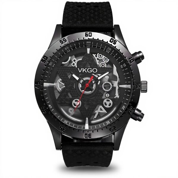 Orologio Militare Uomo JewelryWe Steampunk Silicone