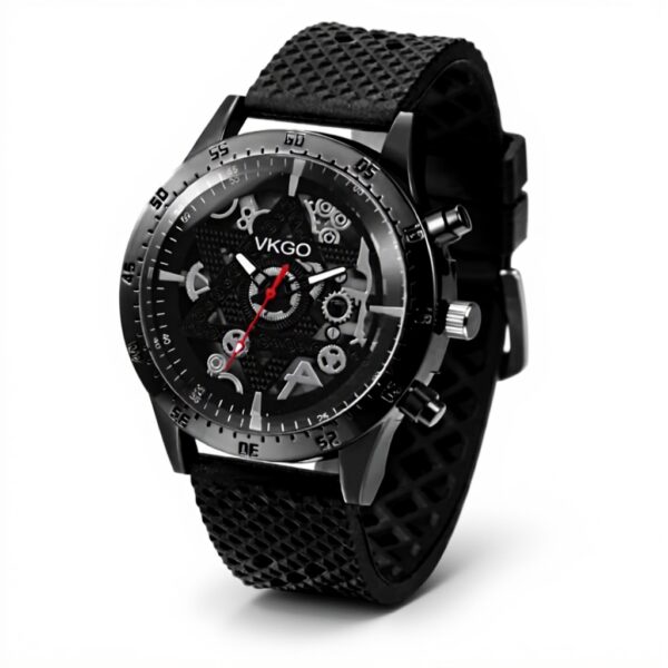 Orologio Militare Uomo JewelryWe Steampunk Silicone