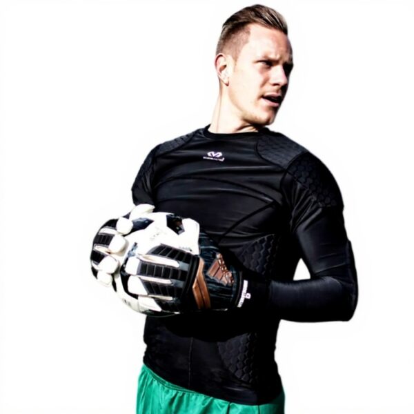 Maglietta da portiere MC David Futbol Hex Extreme Nero