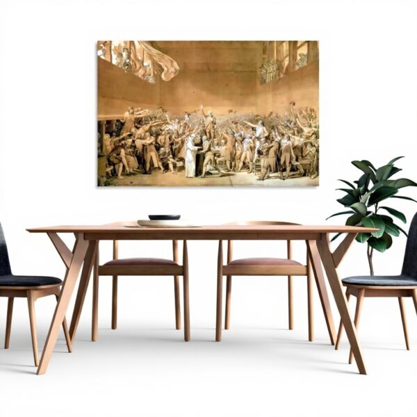 Stampa tela Jacques-Louis David giuramento 1789 decorazione